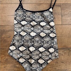 FP Movement by Free People Snakeskin Print Bodysuit